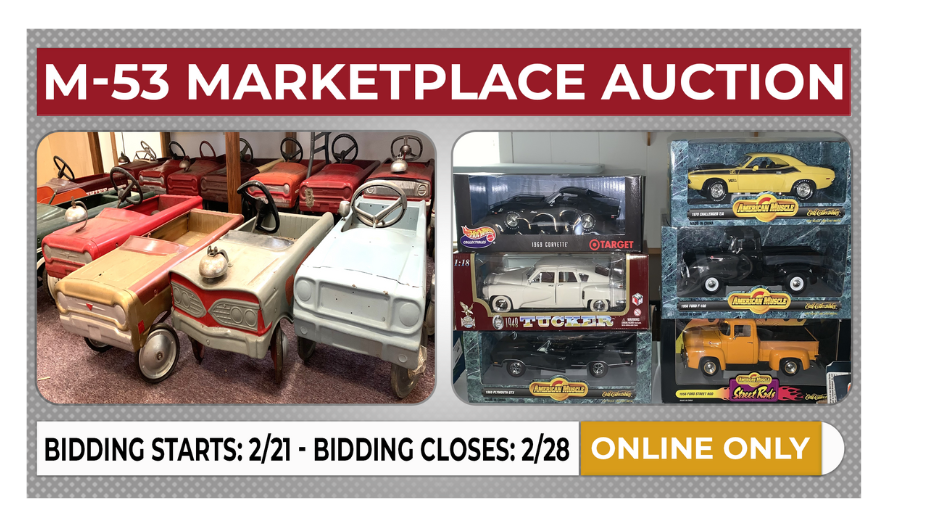 M 53 Marketplace Online Auction Bidding Ends Tonight Rowley Auctions