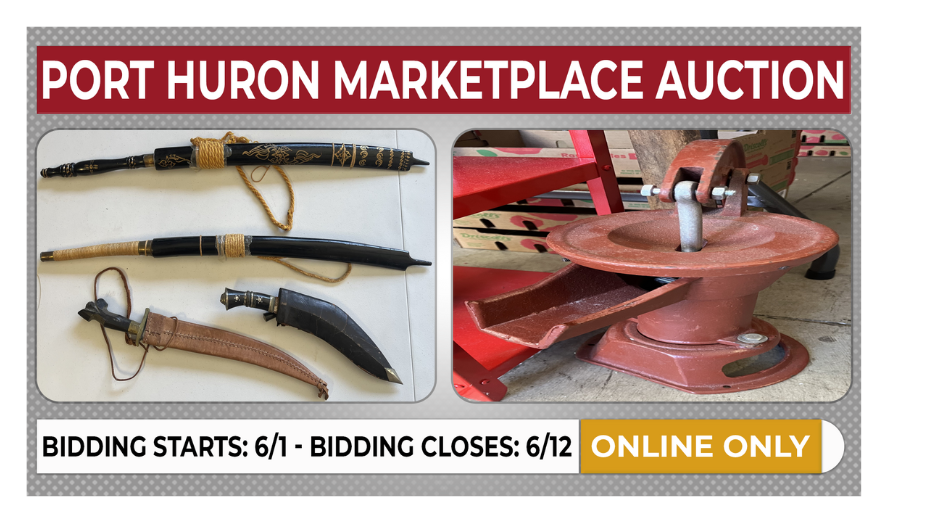 Port Huron Marketplace Online Auction Bidding Ends Tonight! Rowley