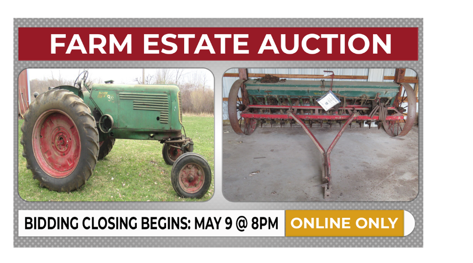 Farm Estate Online Auction - Bidding Ends Tonight! - Rowley Auctions